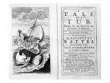 Buy Frontispiece and Titlepage to 'A Tale of a Tub' by Jonathan Swift, Engraved by John Sturt, 1704 at AllPosters.com
