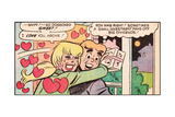 Archie Comics Retro: Archie and Betty Comic Panel; Gift (Aged)