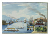 Mouth of the Passig River, from 'The Flebus Album of Views in and around Manila', C.1845