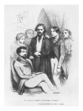 Buy They Understood His Lack of Money, Illustration from 'Les Illusions Perdues' by Honore De Balzac at AllPosters.com
