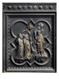 Buy St John the Baptist Preaches to the Pharisees, Seventh Panel of the South Doors of Baptistery at AllPosters.com
