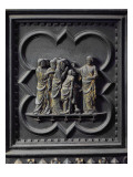 Buy The Disciples Visit Jesus, Fourteenth Panel of the South Doors of the Baptistery of San Giovanni at AllPosters.com