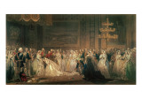 Buy A Drawing Room at St. James's Palace in the Reign of Queen Victoria, Engraved by P. Stacpoole at AllPosters.com