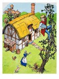 Jack Climbs Down the Beanstalk, Illustration from 'Jack and the Beanstalk', 1969