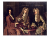 Buy Evelyn, 1st Duke of Kingston, Charles, Earl of Burlington and John, Lord Berkeley of Stratton at AllPosters.com