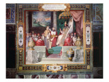 Buy Alessandro Farnese and His Brother Ottavio Present a Gift to Pope Julius Iii, 1500 at AllPosters.com