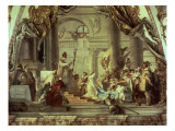 Buy Emperor Frederick Barbarossa's Wedding to Beatrix of Burgundy in 1156, C.1751-52 at AllPosters.com