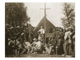 Buy Father Thomas H. Mooney Leading Sunday Mass, 69th New York Infantry Regiment, 1861 at AllPosters.com