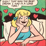 Buy Archie Comics Retro: Betty Comic Panel; Best Dream (Aged) at AllPosters.com