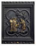 Buy The Baptism of the Disciples, Ninth Panel of the South Doors of the Baptistery of San Giovanni at AllPosters.com