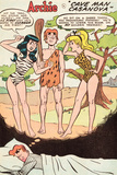 Buy Archie Comics Retro: Archie Comic Panel; Archie, Betty and Veronica in Cave Man Casanova (Aged) at AllPosters.com