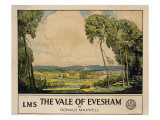 Buy The Vale of Evesham, Poster Advertising London, Midland and Scottish Railway at AllPosters.com