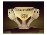 Buy Drinking Cup in the Form of a Half-Opened Lotus Flower, Found at Entrance to Tomb of Tutankhamun at AllPosters.com