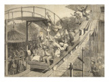 Funfair Accident in the Russian Mountains, Saint-Cloud, from 'Le Petit Parisien', 26th July 1891