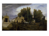 The Konigsbrucke on Konigsstrasse, Berlin, 1835
