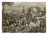 Buy Zulu War: the Etshowe Relief Force Crossing a Stream, April 1879 at AllPosters.com