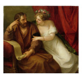 Phryne Seducing the Philosopher Xenokrates, 1794