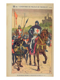 Buy The Departure for the Crusades, Illustration from 'Histoire De France' by Jules Michelet at AllPosters.com
