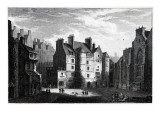 Old Tolbooth Edinburgh, Engraved by Edward Finden