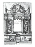 Buy Frontispiece to 'Monasticon Anglicanum' by William Dugdale, C.1718-23 at AllPosters.com