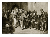 James Iv in Council before the Battle of Flodden, 1513 Giclee Print