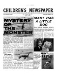 Buy Mystery of the Monster, Front Page of 'The Children's Newspaper', March 1963 at AllPosters.com