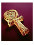 Buy Mirror Case in the Form of an Ankh, from the Tomb of Tutankhamun at AllPosters.com