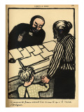 Buy A Woman and Child Hand over their Savings to the Priest at AllPosters.com