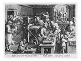 The Invention of Copper Engraving, Plate 20 from 'Nova Reperta'
