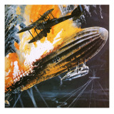 Buy Shooting Down a Zeppelin During the First World War at AllPosters.com