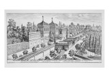Buy Garden of the Duke of Parma on the Palatine Hill, Looking Towards Campo Vaccino, Rome at AllPosters.com