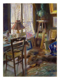 The Studio of Comte Deheaulme De Vallombreuse, 36 Rue Jouffrey, Paris 1888