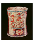 Buy Cylindrical Vessel Depicting a Deity with Speech Curls at AllPosters.com