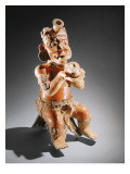 Buy Polychrome Two-Part Effigy Vessel, Perhaps an Incense Burner at AllPosters.com
