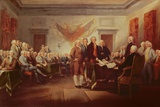 Signing the Declaration of Independence, 4th July 1776, C.1817