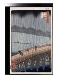 Ohashi, Sudden Shower at Atake, from the Series