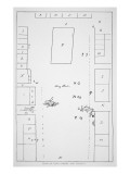 Plan of the Boston Massacre of 1770 Used at the Trial of the British Troops