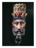 Mask of a King Magus Used in Processions to Celebrate the Feast of the Epiphany in Mexico