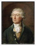 Buy Portrait of the Artist, Bust Length, in a Green Coat and White Stock at AllPosters.com