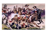 English Civil War Battle Scene from the Children of the New Forest