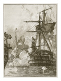 Buy The Russian Attack on Sinope, Illustration from 'Cassell's Illustrated History of England' at AllPosters.com