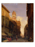 Buy View of Prince Maffei's Palace, Verona, C.1826-27 at AllPosters.com