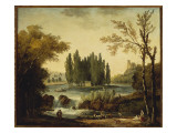 The Tomb of Jean-Jacques Rousseau at Ermenonville, 1802