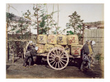 Freight Being Transported on a Hand Drawn Cart