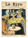 Buy Half-Sisters, from the Front Cover of 'Le Rire', 10th September 1898 at AllPosters.com