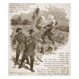 Buy Battle of Kenesaw Mountain - Death of General Polk, from a Book Pub. 1896 at AllPosters.com