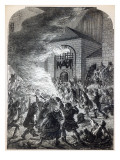 Buy The 'No Popery' Rioters Burning the Prison of Newgate in 1780 at AllPosters.com