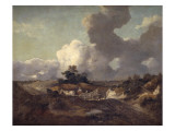 Buy An Open Landscape in Suffolk with a Waggon on a Track at AllPosters.com