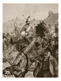 Dragoons and Highlanders Scattering the Rioters in Belfast, 1872