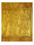 Detail from the Golden Shrine, from the Tomb of Tutankhamun